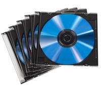 Hama - 00051270 - Slim CD Bijou Étuis, 100 Paquet, Noir