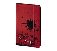 Hama Pochette Up To Fashion – Étui 48 disques CD/DVD/Blu-ray/livres audio motif du diable Rouge