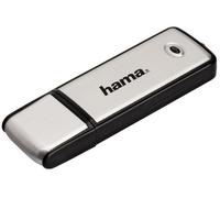 Hama - 00108074 - Clé Usb 2.0 Fantaisie 128 Go - 10 Mo/s, Noir/Argent