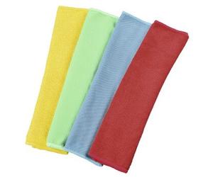 Hama 00111391 Chiffon de nettoyage Microfibre Bleu, Vert, Rouge, Jaune 4 pièces