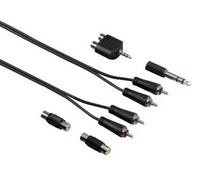 Hama 00122329 câble audio 2,5 m 2 x RCA Noir