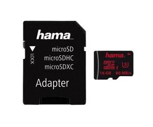 Hama 00123980 mémoire flash 16 Go MicroSDHC UHS Classe 3