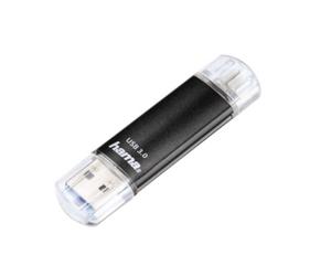 Hama 00124001 lecteur USB flash 128 Go USB Type-A / Micro-USB 3.2 Gen 1 (3.1 Gen 1) Noir