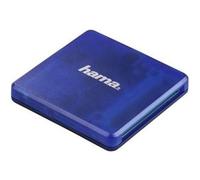 Hama 00124131 Lecteur De Carte Mémoire Usb 2.0 Bleu