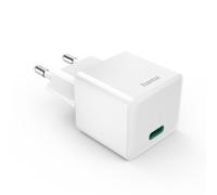 Hama 00125139 Chargeur pour appareils mobiles Casque, Powerbank, Smartphone, Tablette Blanc AC Charge rapide Intérieur
