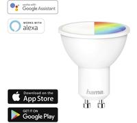 Hama 00176548 Ampoule GU10 LED 4,5 W RGB Intelligente Alexa Google