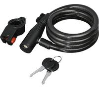 Hama Serrure De Câble En Spirale Pour Vélo 120 Cm Noir Noir