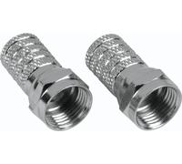 Hama 00179407 Connecteur F 5,8mm Connecteurs d'antenne 2 pièces