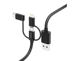 Hama 00183304 câble USB 1,5 m USB 2.0 USB A Micro-USB B Noir