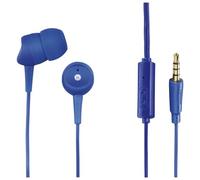 Hama 00184043 casque Avec fil Ecouteurs Appels/Musique Bleu