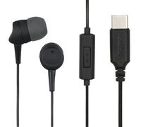 Hama 00184192 casque Avec fil Ecouteurs Appels/Musique USB Type-C Noir, Gris foncé