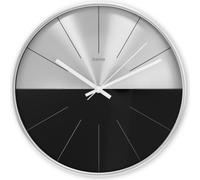 Hama 00185879 horloge murale et de table sicilienne noire/argentée