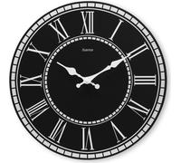 Hama 00185888 Rab Horloge murale noire Horloge murale élégante 30 cm
