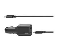 Hama 00200010 chargeur d'appareils mobiles Ordinateur portable, Consoles portables, Smartphone, Tablette Noir Allume-cigare Auto