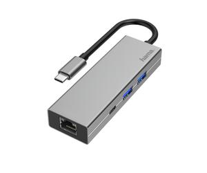 Hama 00200108 station d'accueil USB 3.2 Gen 1 (3.1 Gen 1) Type-C Gris