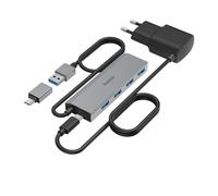 hama 00200138 hama Hub USB 4x gris
