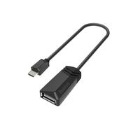 Hama 00200308 changeur de genre de câble Micro-USB USB Type-A Noir
