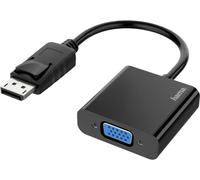 Hama 00200337 DisplayPort / VGA Adaptateur [1x mâle anglaise - 1x DisplayPort mâle] noir
