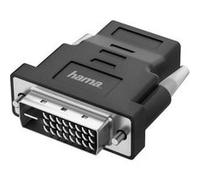 Hama 00200338 DVI / HDMI Adaptateur [1x mâle anglaise - 1x DVI-D mâle] noir Noir G