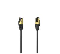Hama 00200692 câble de réseau Noir 1,5 m Cat8 S/FTP (S-STP)