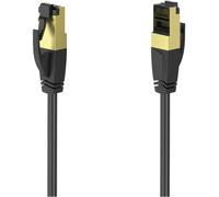 Hama 00200692 RJ45 Câble réseau, câble patch CAT 8 S/FTP 1.5 m noir contacts dorés 1 pc(s)
