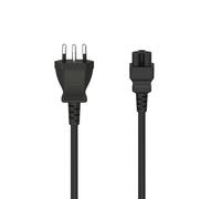 Hama 00200745 câble électrique Noir 1,5 m Prise d'alimentation type L 3 broches