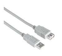 Hama 00200906 câble USB USB 2.0 3 m USB A Gris