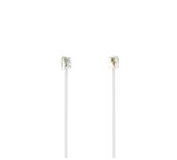 Hama 00201135 câble de téléphone 10 m Blanc