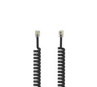 Hama téléphone (analogique) Câble de raccordement [1x RJ10 mâle 4P4C - 1x RJ10 mâle 4P4C] 1.5 m noir