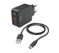 Hama 00201625 mobile device charger Mobile phone, Smartphone, Tablet Black AC Fa