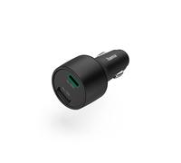 Hama 00201690 Chargeur pour appareils mobiles Smartphone Noir Allume-cigare Charge rapide voiture (00201690)