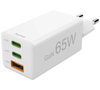 HAMA Chargeur Rapide USB-C X2/ USB-A 65W Blanc