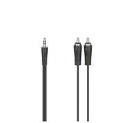 Hama 00205109 câble audio 0,75 m 3,5mm 2 x RCA Noir