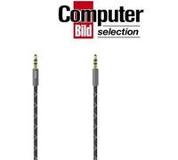 Hama 00205130 Câble audio 1,5 m 3.5mm noir, gris
