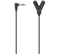 Adaptateur audio, jack mâle 3,5 mm-2 jacks stéréo femelles 3,5m,stéréo