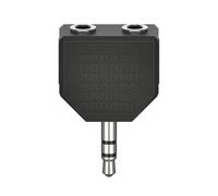 Hama 00205191 changeur de genre de câble 3.5mm 2 x 3.5mm Noir