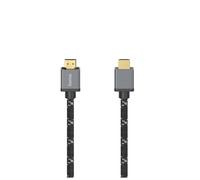 Hama 00205238 câble HDMI 1 m HDMI Type A (Standard) Noir, Gris