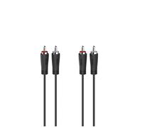 Hama 00205258 câble audio 3 m 2 x RCA Noir