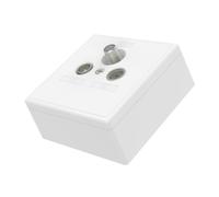 Hama 00205288 Prise SAT + TV + Radio Blanc