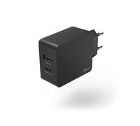 Hama 00210575 chargeur d'appareils mobiles Smartphone, Tablette Noir, Vert, Violet, Blanc Secteur Charge rapide Intérieure