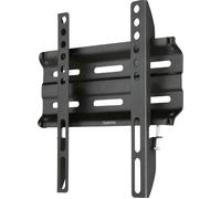 Hama Support mural TV fixe 00220805 – 48–122 cm – jusqu'à 25 kg – Noir Métal