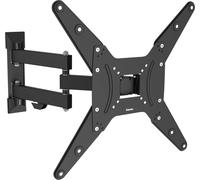 Hama Support mural TV pivotant et inclinable 81 à 165 cm Charge max. 25 kg Noir
