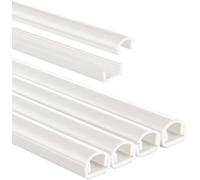 Hama Goulottes autocollantes PVC – 4 passe-câbles 1,1×1×100 cm – Blanc