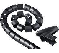 Hama Gaine spiralée flexible universelle pour câbles 00220997 – 30 mm x 1,5 m – Noir
