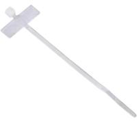 Hama 00221003 Kabelbinder mit Beschriftungsfeld, 98 mm, Natur, 25 Stück Serre-câble 100 mm 24 mm beige 25 pc(s)