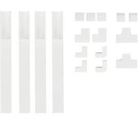 Hama 00221017 Goulotte de câble (L x l x H) 100 cm x 24 mm x 14 mm 4 pc(s) blanc