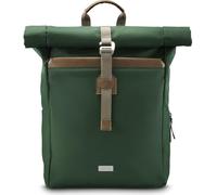 Hama Sac à Dos Roll Top Silvan 21 à 29L (Sac à dos Femmes Hommes, Backpack pour Ordinateur 16.2"/41cm, Sac à Dos Etudes Voyage Sport, PET-Recyclé) Vert