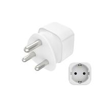 Hama 00223440 Adaptateur de prise secteur type M type C (prise européenne) + type F blanc