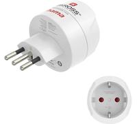 Hama 00223484 Adaptateur de Voyage Reiseadapter Typ J, L, N, 3-polig, für Die Schweiz, Italien und Brasilien