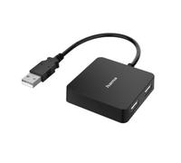Hama 00300081 hub & concentrateur USB 2.0 Type-A 480 Mbit/s Noir